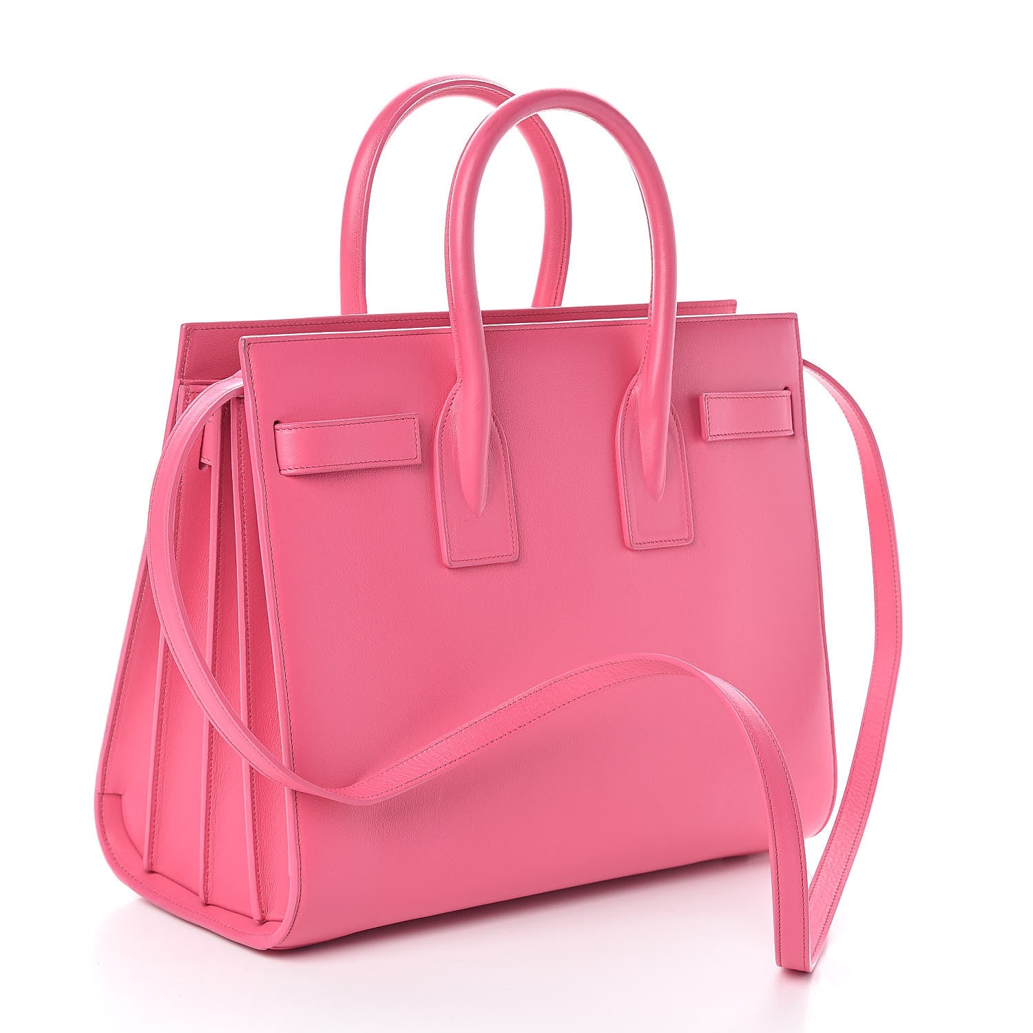 Saint Laurent Calfskin Small Sac De Jour Bubblegum 3 of 10