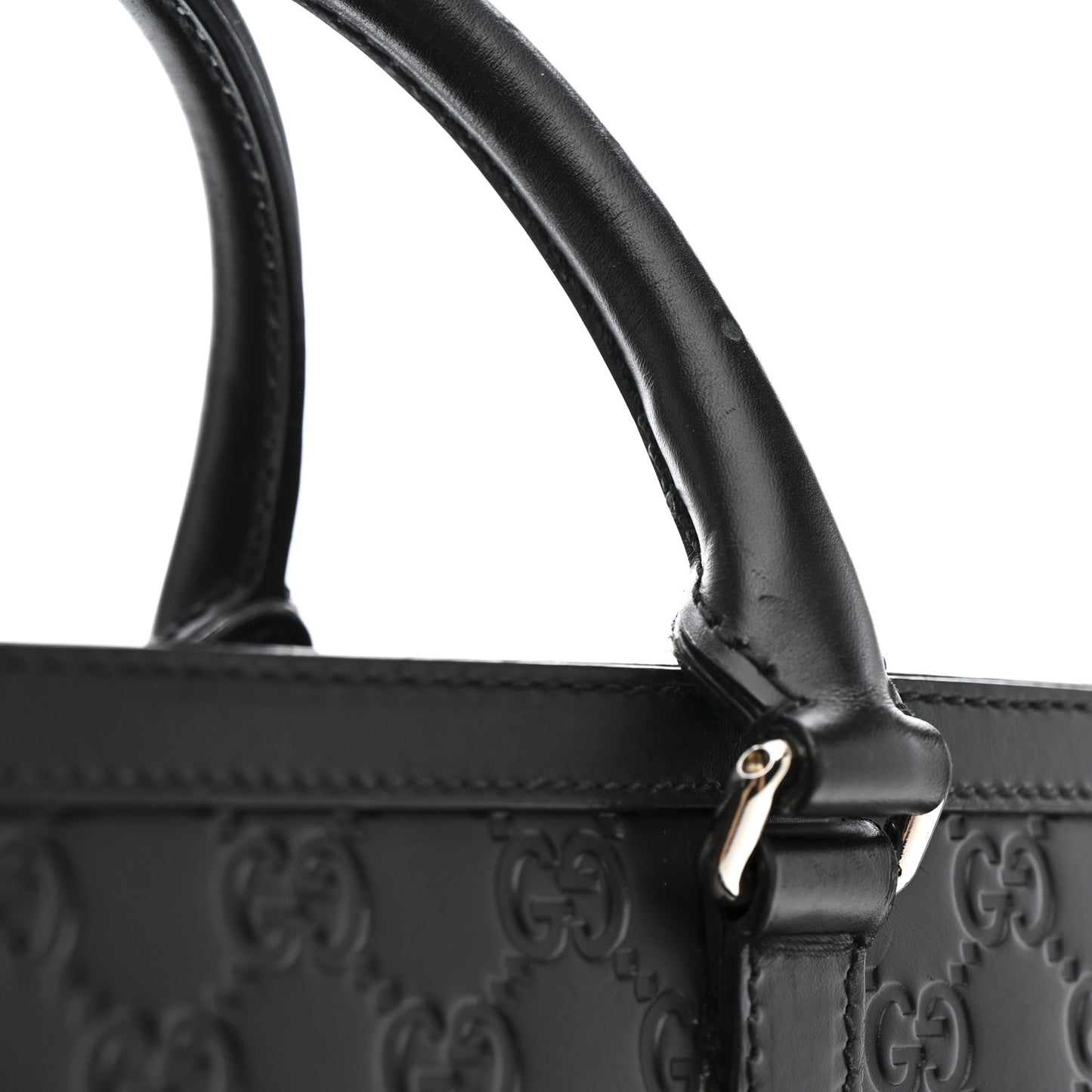 Guccissima Signature Briefcase Black