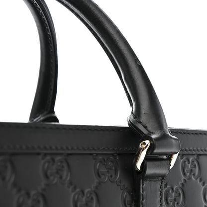Gucci Guccissima Signature Briefcase Black 14 of 16