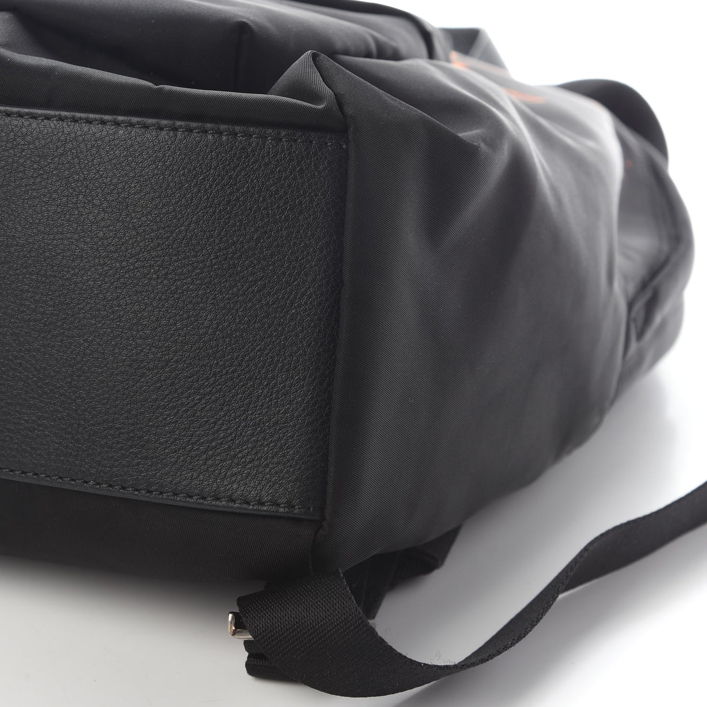 Nylon Leo Print Urban Backpack Black