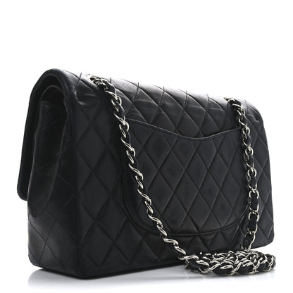 Chanel Lambskin Quilted Medium Double Flap Black 3 of 10