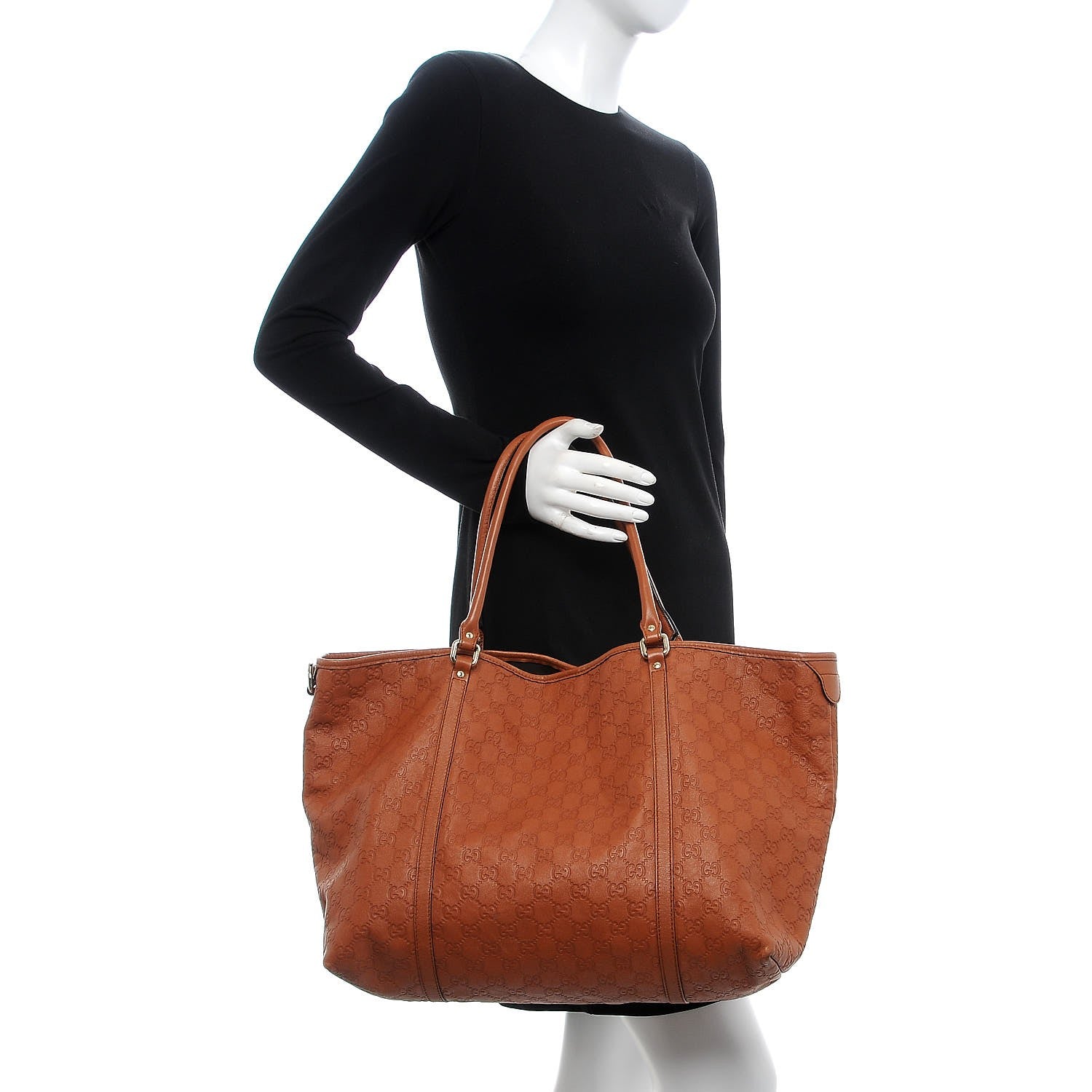 Gucci Guccissima Vitello Tender Large Joy Tote Saffron 2 of 15