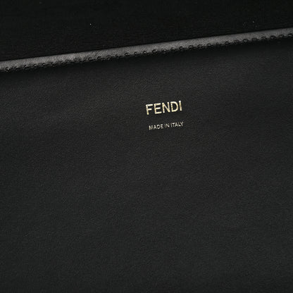 Fendi Vitello King Plexiglass Medium Fendi Sunshine Shopper Tote Black 7 of 11