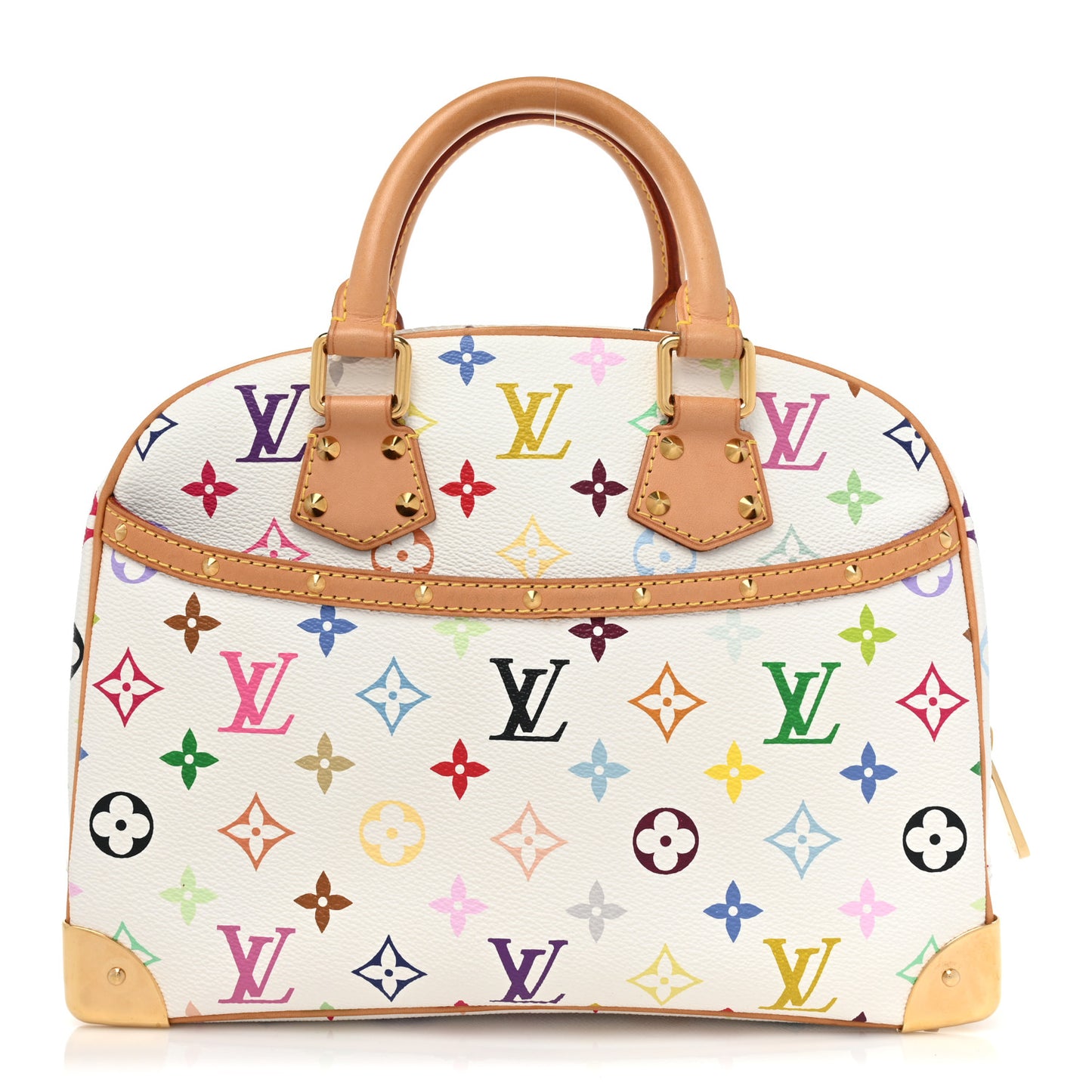 Monogram Multicolor Trouville White