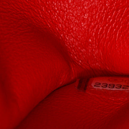 Chanel Lambskin Chevron Quilted Jumbo Double Flap Red 7 of 7