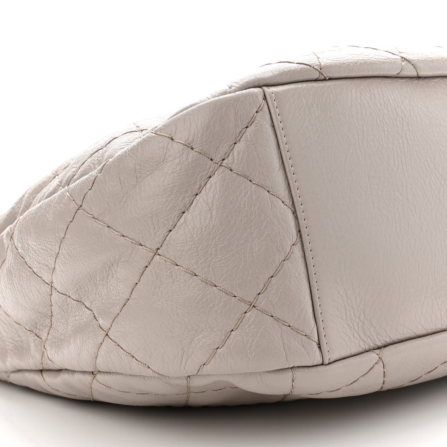Glazed Calfskin On The Road Hobo Beige