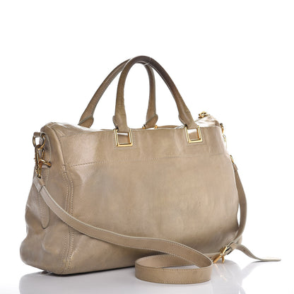 Prada Glace Calfskin Extra Wide Tote Stone 4 of 20