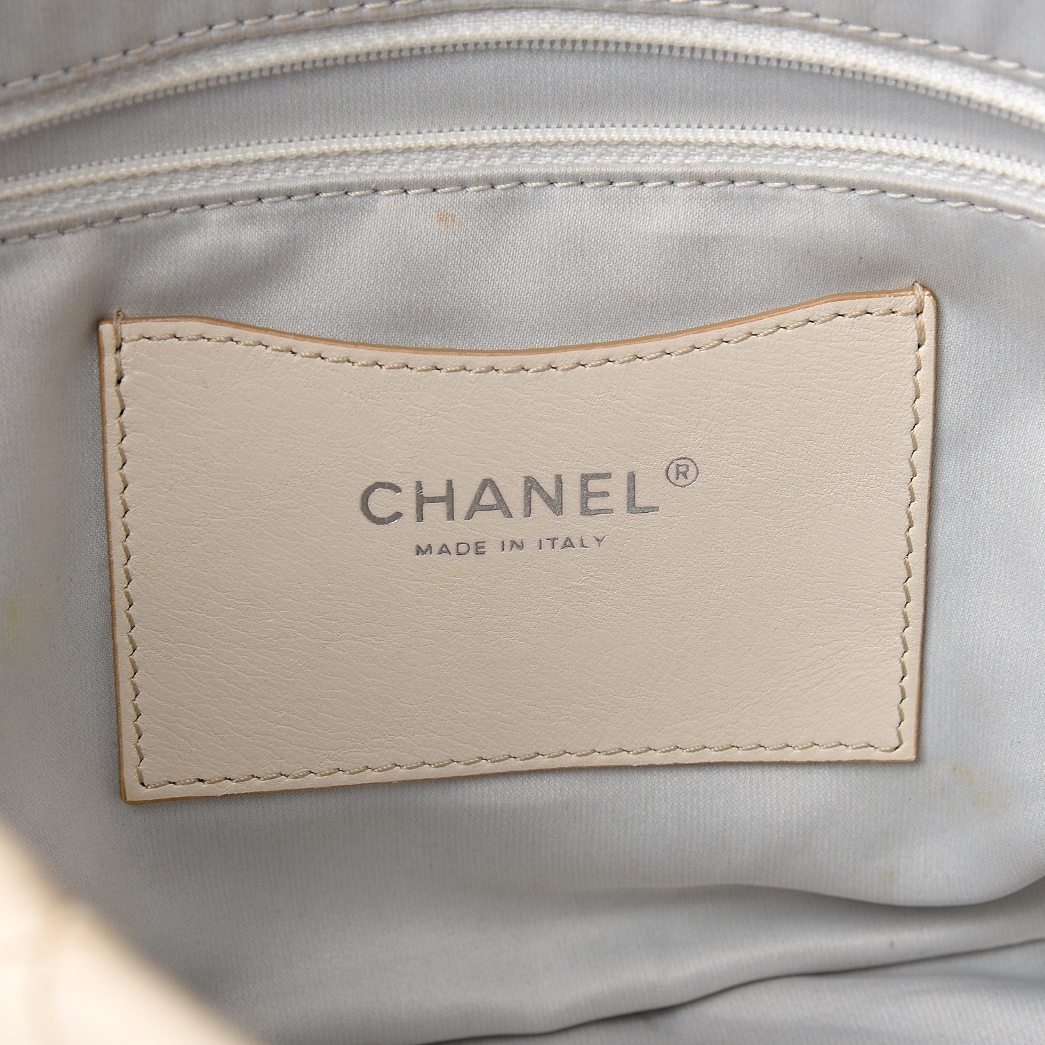Chanel Glazed Calfskin Stitched On The Road Flap Ivory 7 of 13