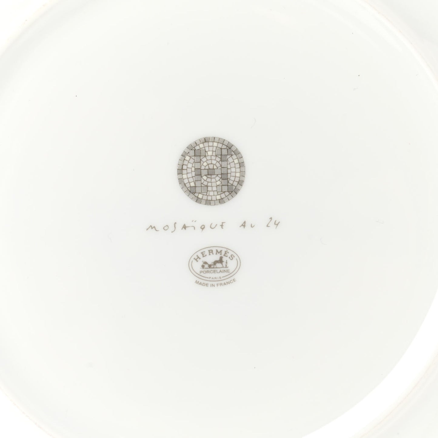 Porcelain Mosaique au 24 Platine Dessert Plate 8.3
