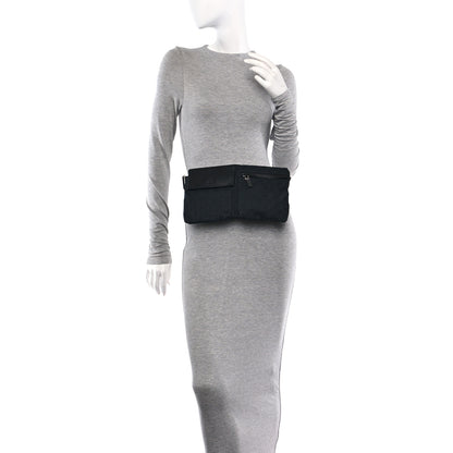 Gucci GG Monogram Double Pocket Belt Bag Black 2 of 12