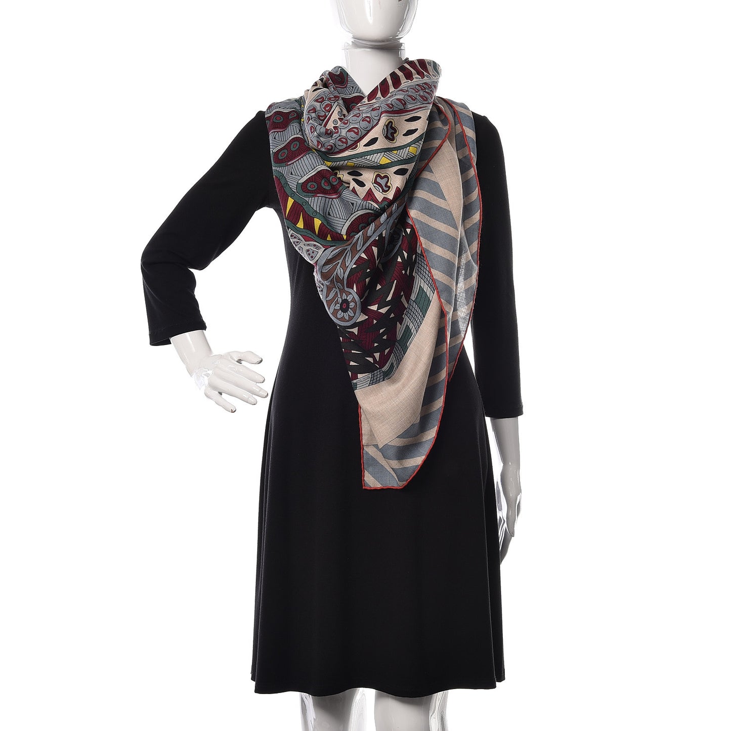 Cashmere Silk Le Jardin De La Maharani Shawl 140