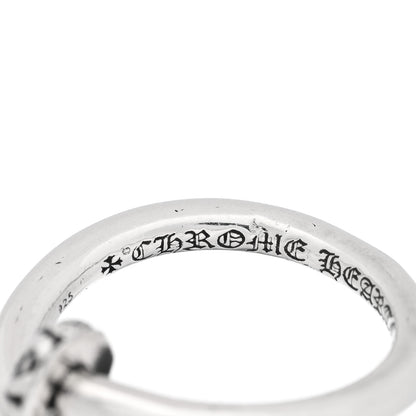 Chrome Hearts Sterling Silver Cross Ball Nail Ring 62 10 4 of 4