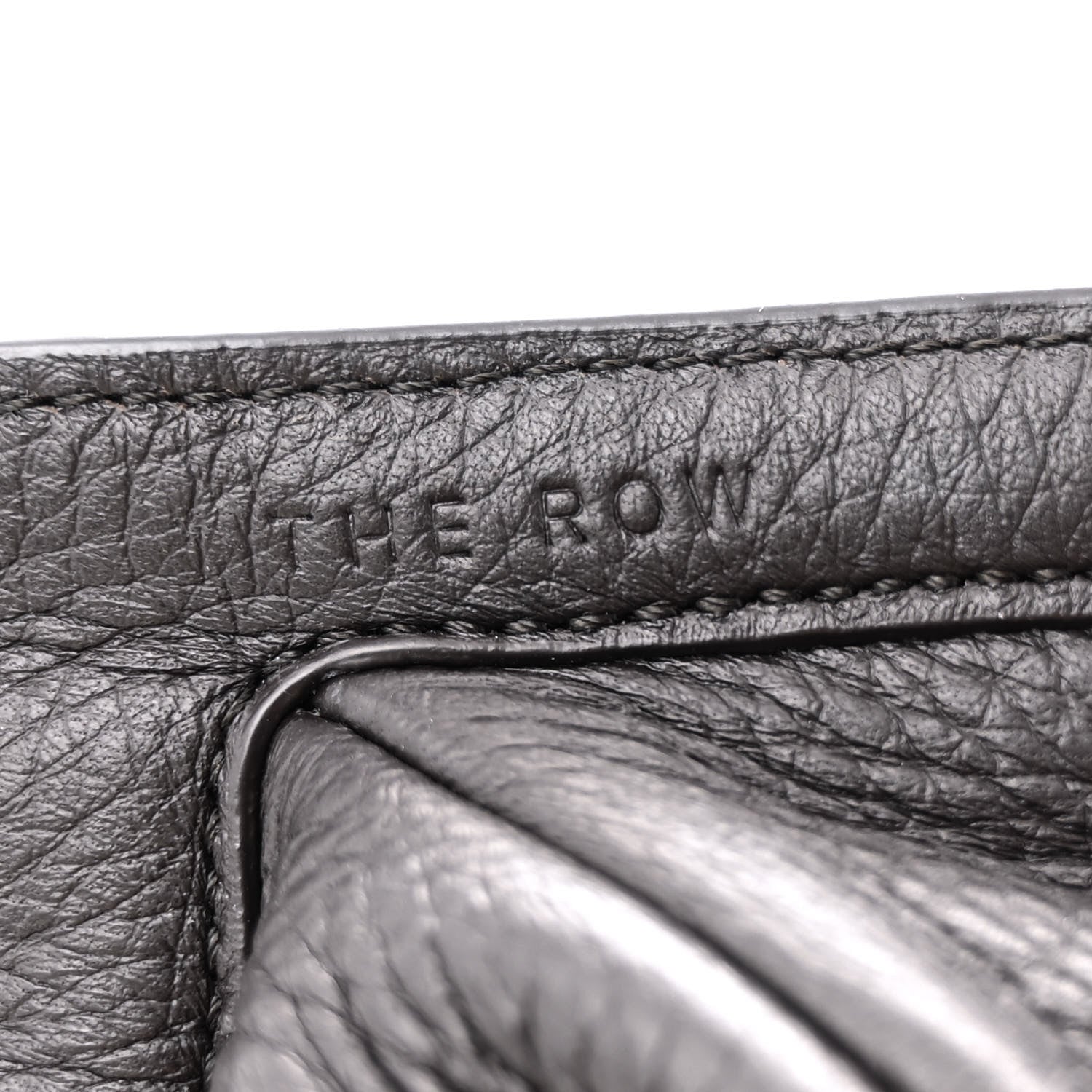 The Row Deerskin Small Slouchy Banana Bag Espresso 6 of 10