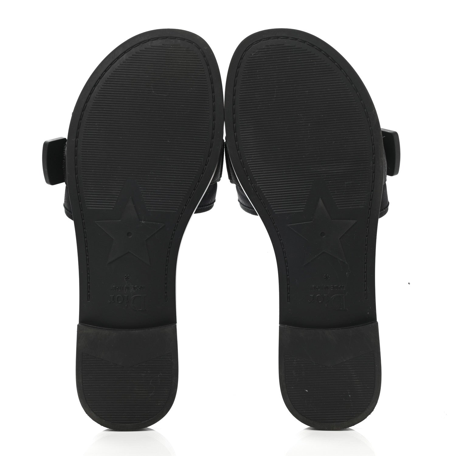 Christian Dior Technical Stretch Fabric Camouflage Dio(r)evolution Slide Sandals 38 Black Military 5 of 9