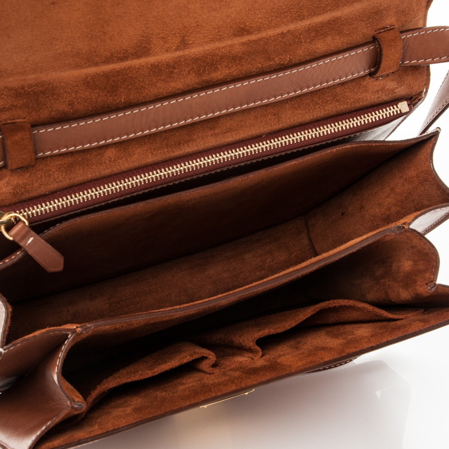 Smooth Calfskin Medium Classic Box Flap Bag Camel