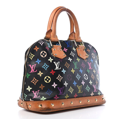 Louis Vuitton Monogram Multicolor Alma Black 2 of 15