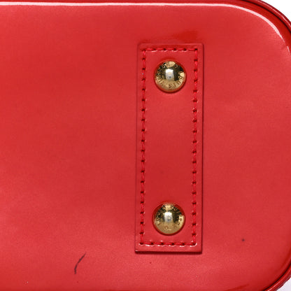 Louis Vuitton Vernis Alma BB Cherry 9 of 15