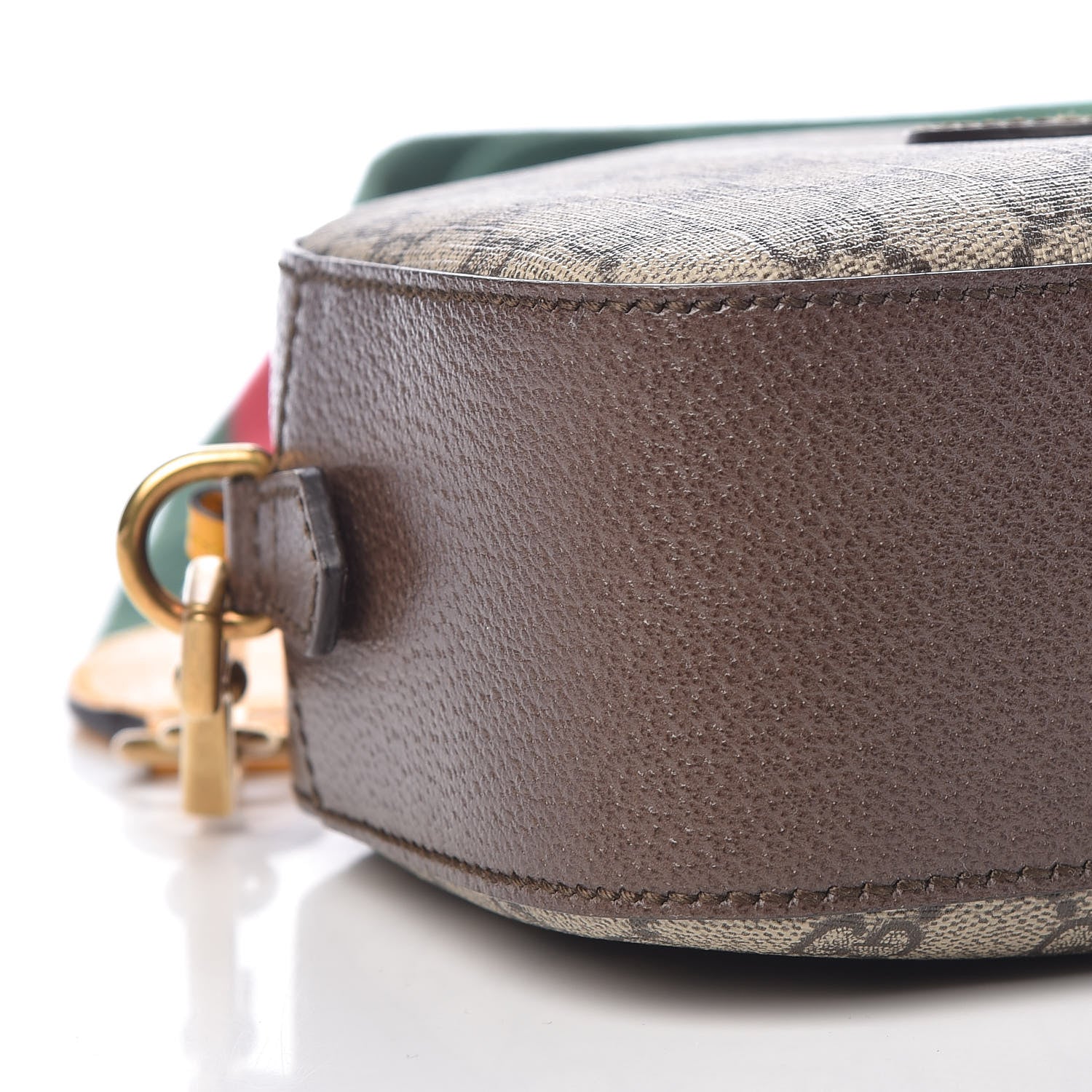 Gucci GG Supreme Monogram Web Neo Vintage Shoulder Bag Beige New Acero Crop 9 of 11