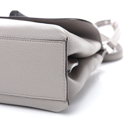 Gucci Cellarius Calfskin Small Bamboo Daily Top Handle Bag Storm Grey 8 of 9
