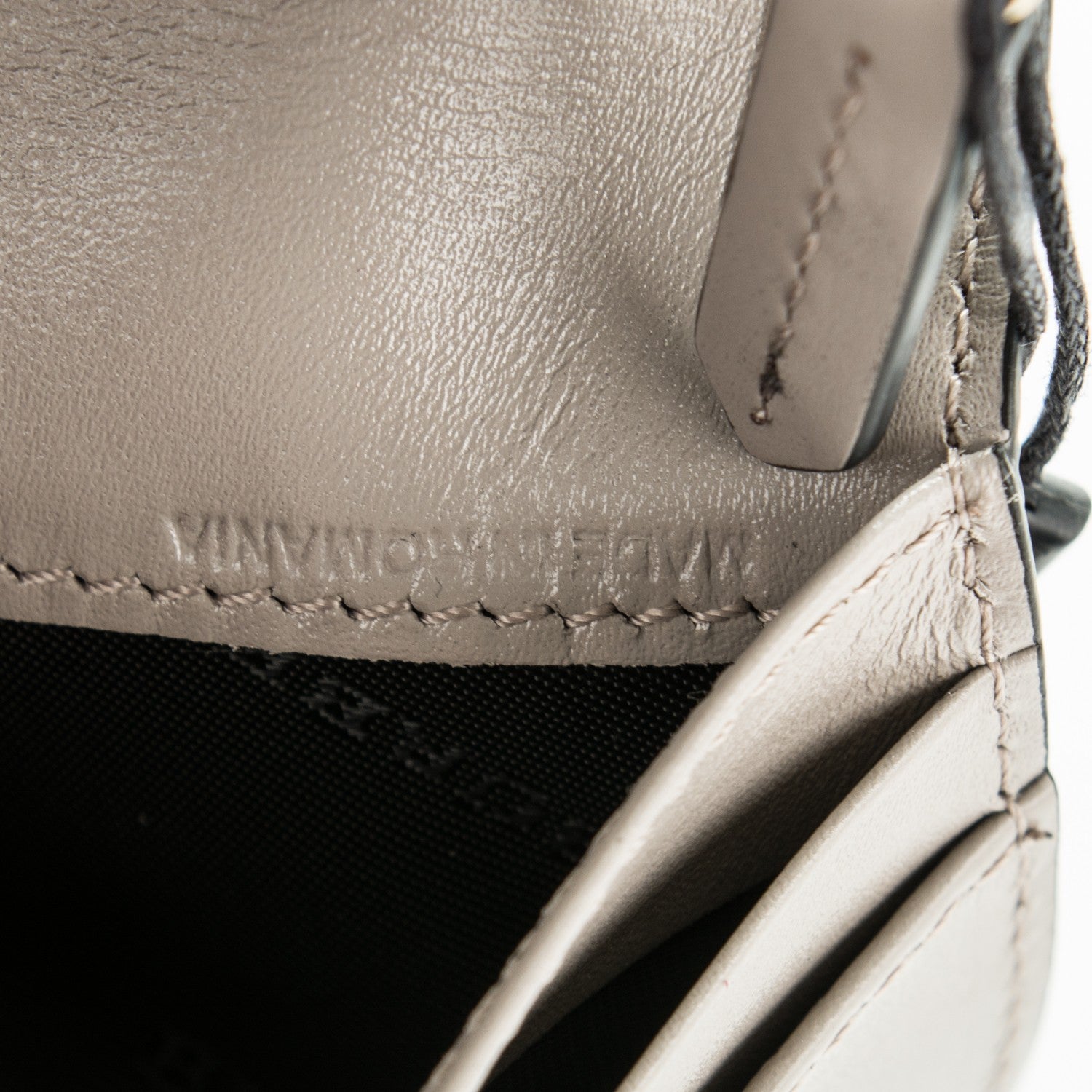 Burberry Signature Grain Calfskin Check Embossed Porter Continental Wallet Pale Grey 7 of 8