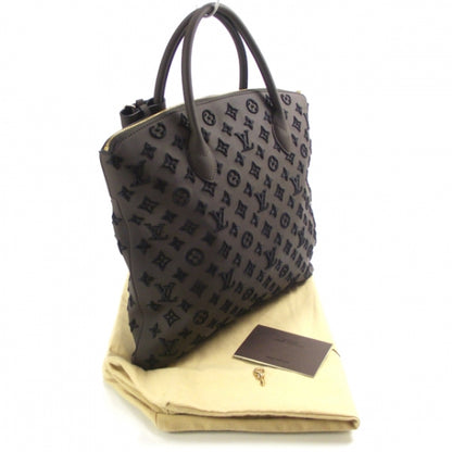 Louis Vuitton Monogram Addiction Vertical Lockit MM Brown 3 of 7