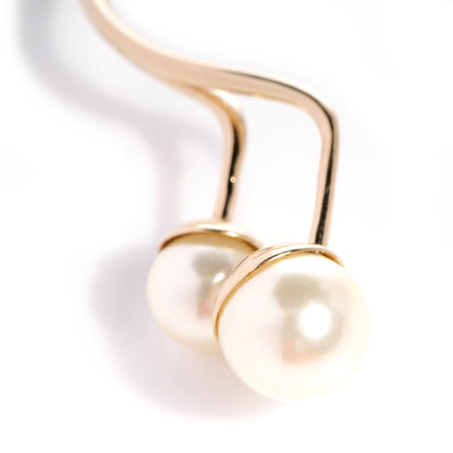 Christian Dior Pearl Ear Jewels Gold 4 of 6
