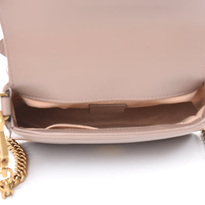 Gucci Calfskin Matelasse Mini GG Marmont Top Handle Shoulder Bag Porcelain Rose 5 of 9