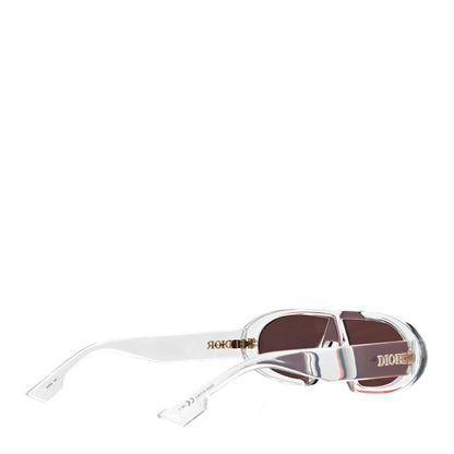 Christian Dior Acetate Oblique Oval Sunglasses Transparent 4 of 7