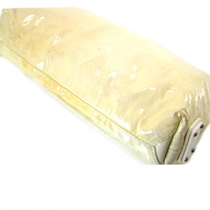 Marc Jacobs Patent Rocker Clutch Ivory 5 of 9
