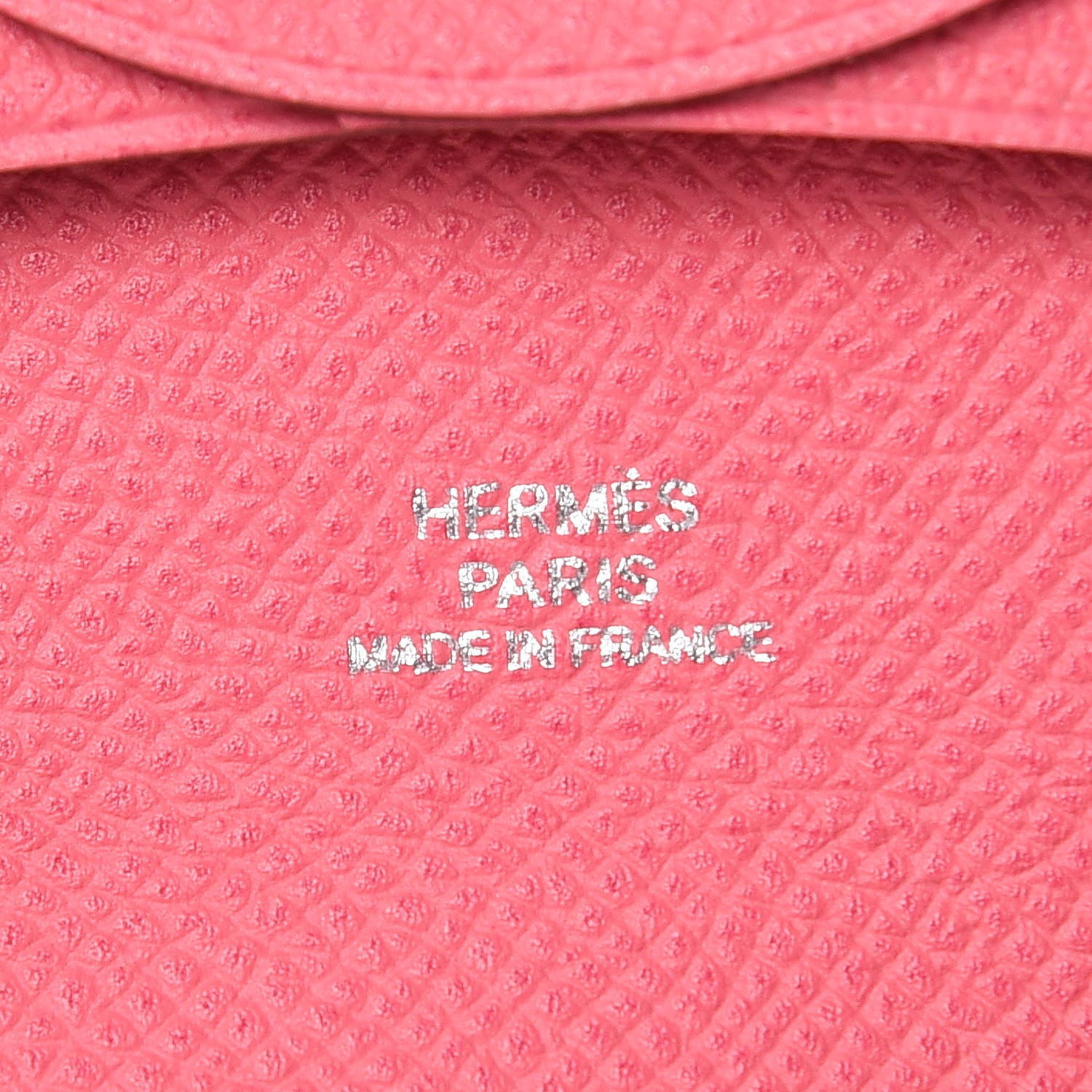 Hermes Epsom Bastia Coin Purse Rose Azalee 5 of 8