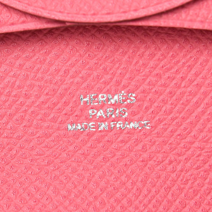 Hermes Epsom Bastia Coin Purse Rose Azalee 5 of 8
