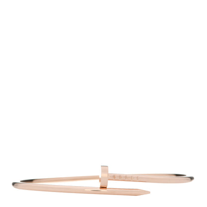 Cartier 18K Pink Gold Small Juste Un Clou Bracelet 18 1 of 4