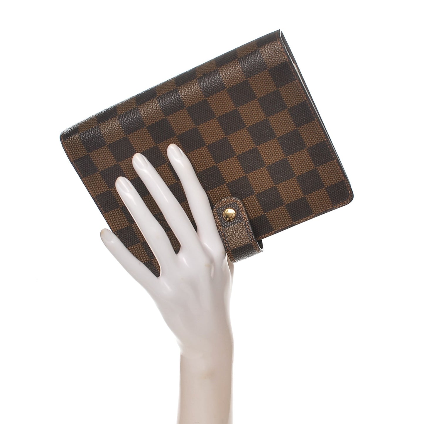 Damier Ebene Medium Ring Agenda Cover