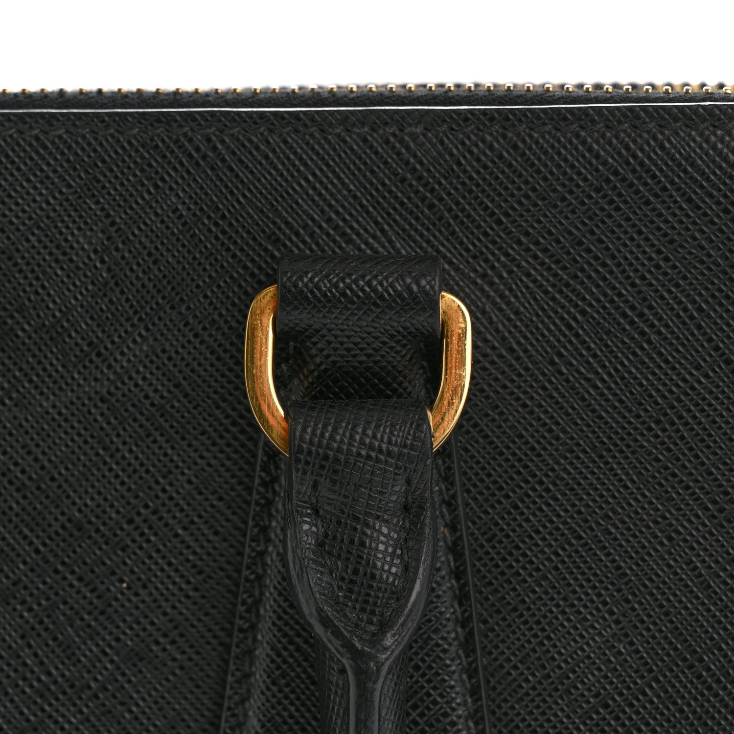 Prada Saffiano Lux Medium Galleria Double Zip Tote Black 1735875