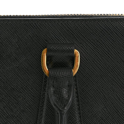 Prada Saffiano Lux Medium Galleria Double Zip Tote Black 11 of 14