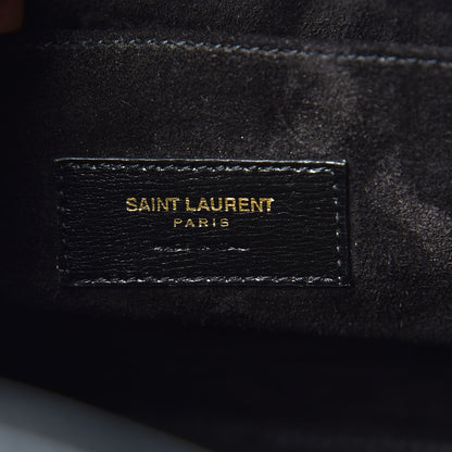 Saint Laurent Calfskin Suede Baby Sac De Jour Black Beige 8 of 9