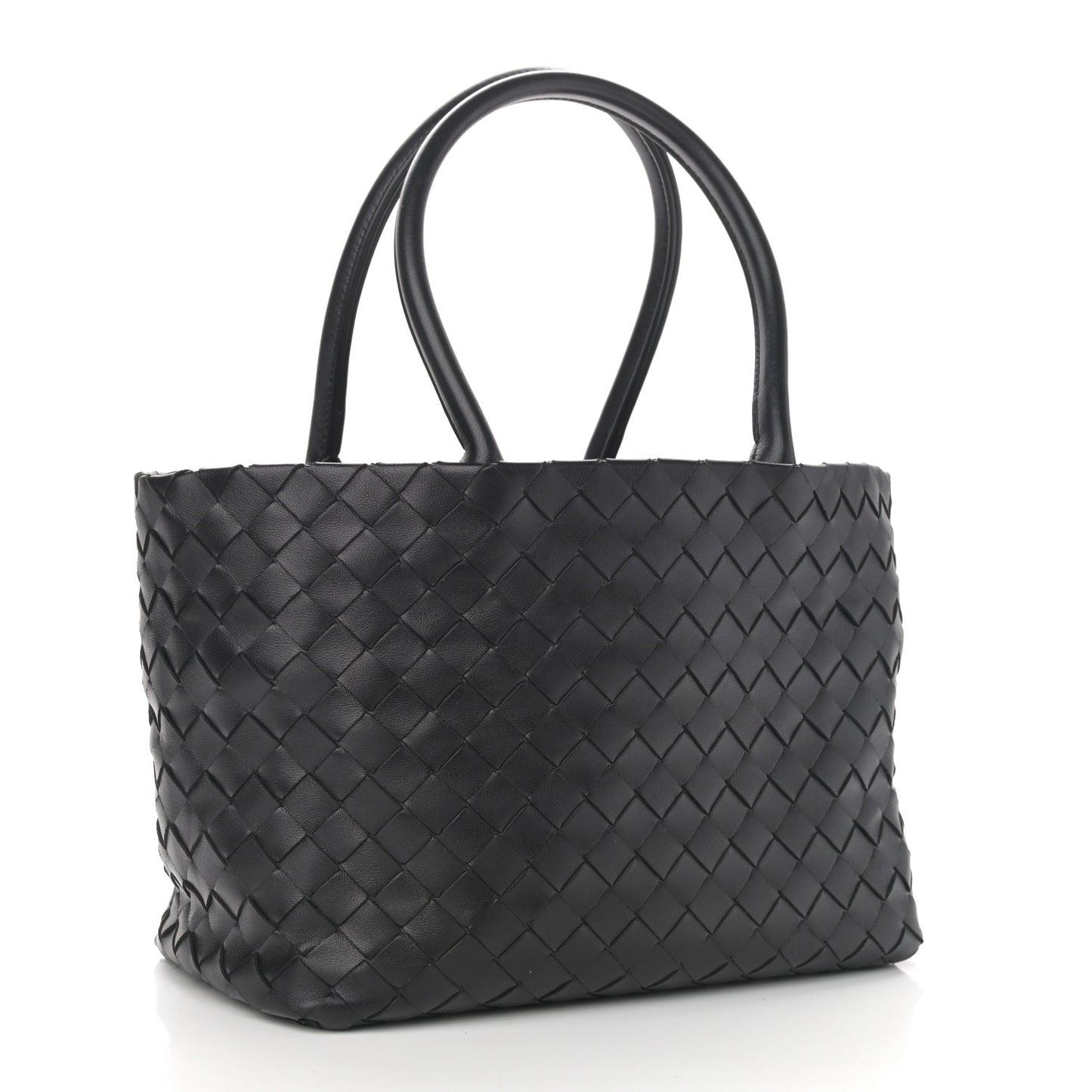 Nappa Intrecciato Small Tote Black
