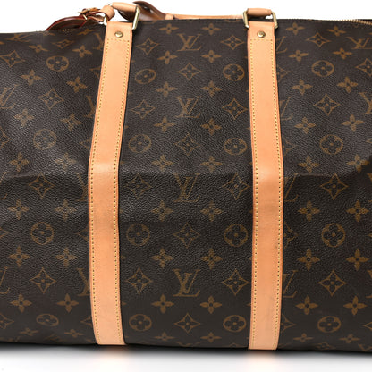 Louis Vuitton Monogram Keepall Bandouliere 55 23 of 29