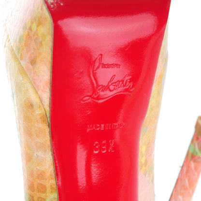 Christian Louboutin Python Pixel Troca 140 Pumps 39.5 Multicolor 6 of 9
