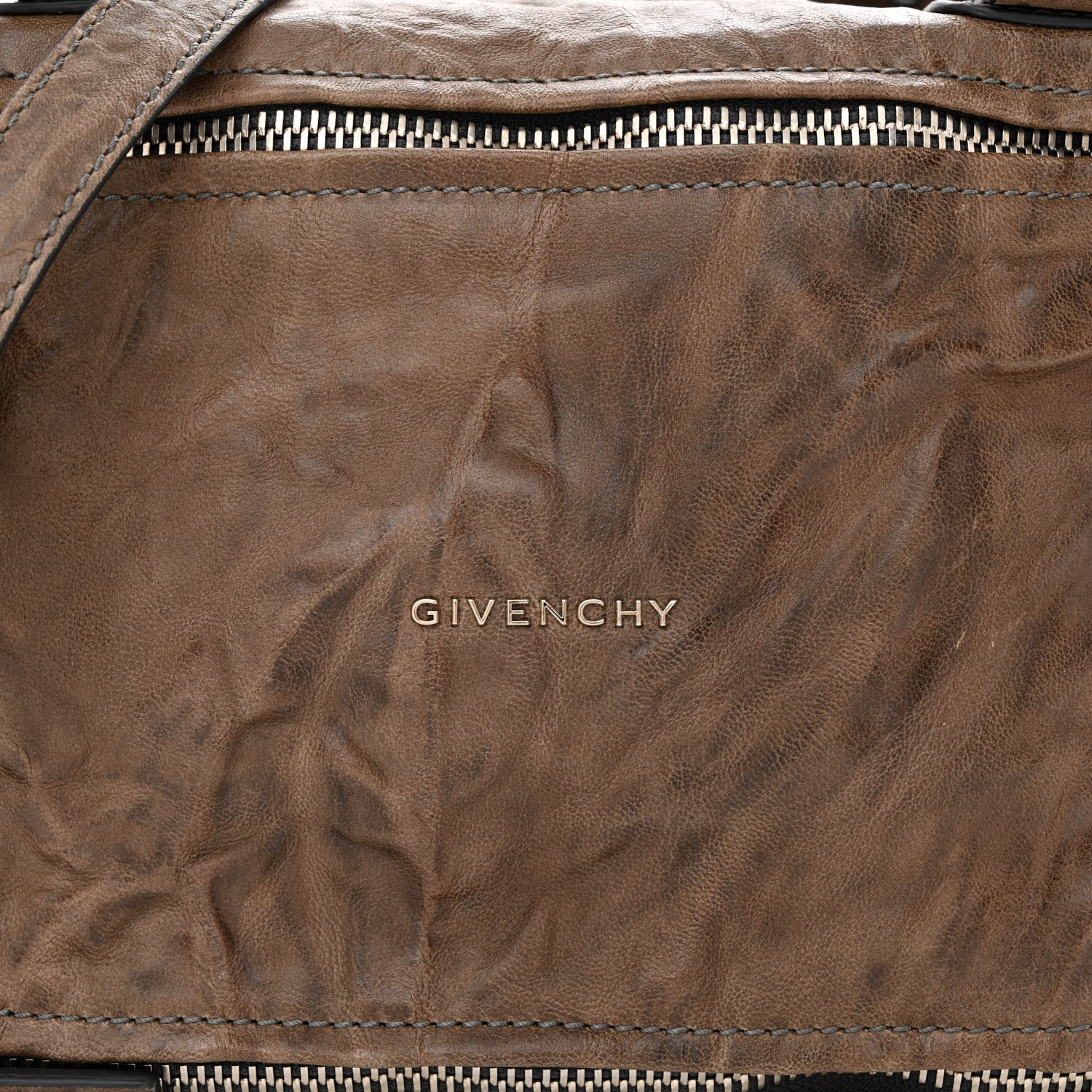 Givenchy Tumbled Sheepskin Small Pandora Brown 10 of 12