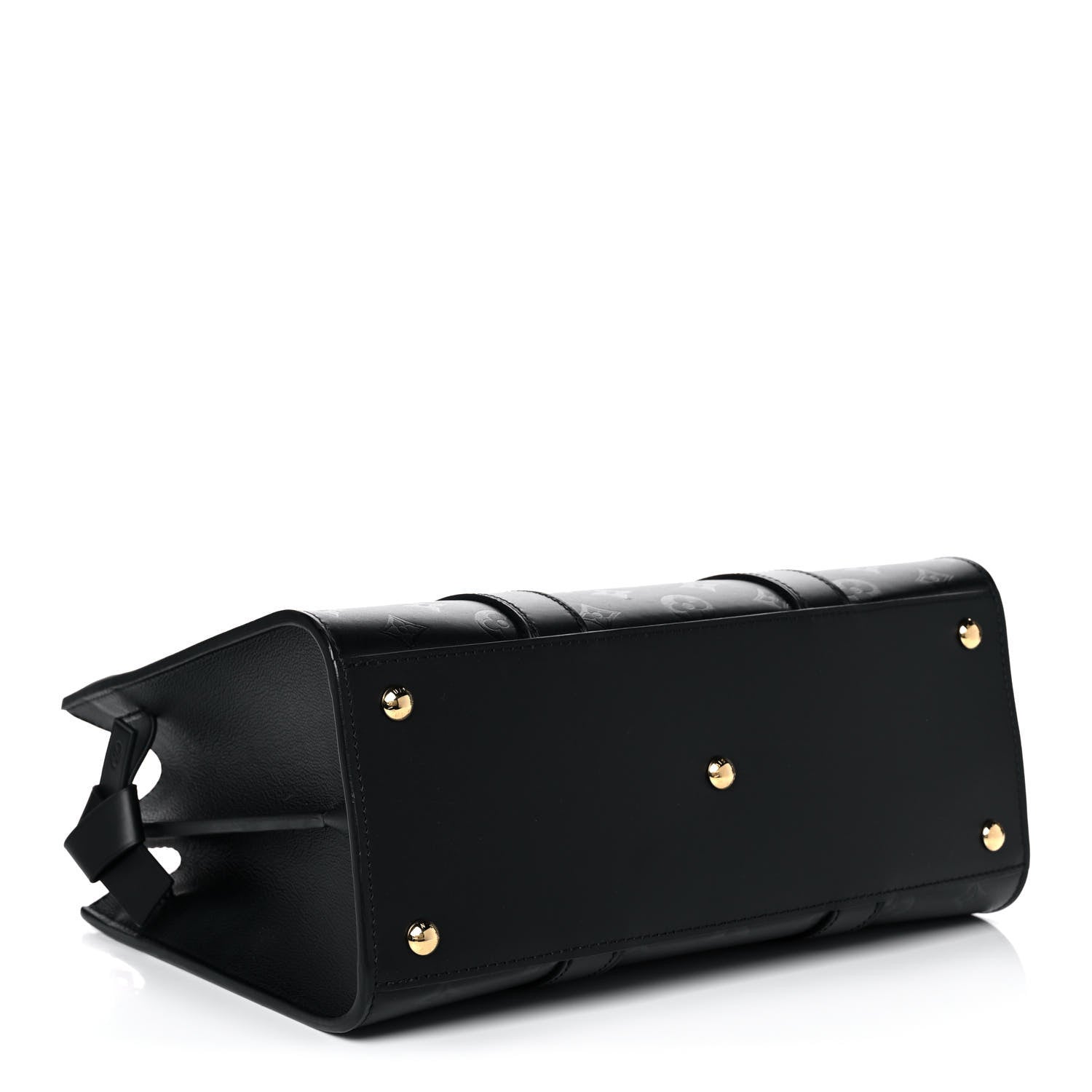 Louis Vuitton Monogram Cuir Plume Very Tote MM Black 4 of 9