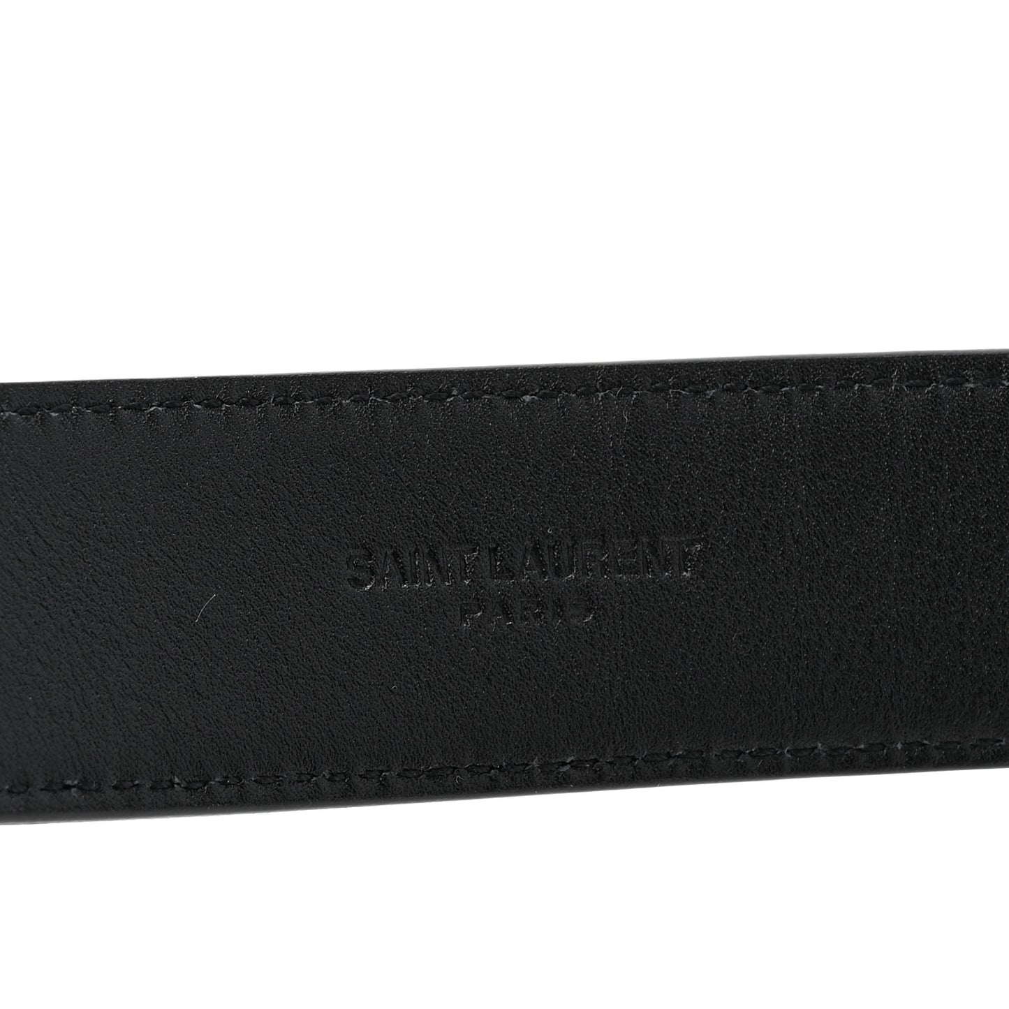 Smooth Calfskin Monogram Square Buckle Belt 105 42 Black