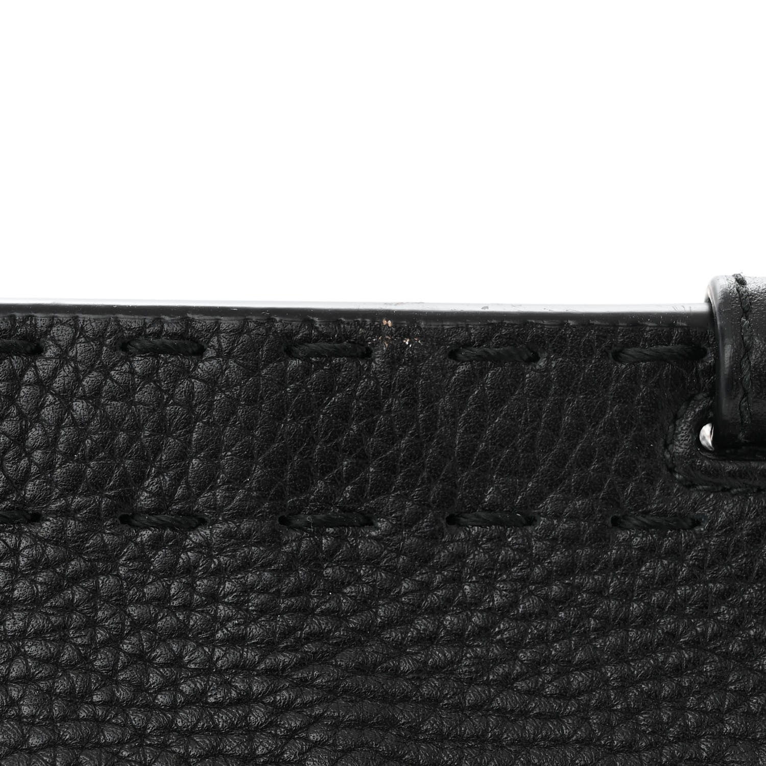 Gucci Calfskin Medium GG Marmont Top Handle Bag Black 12 of 12