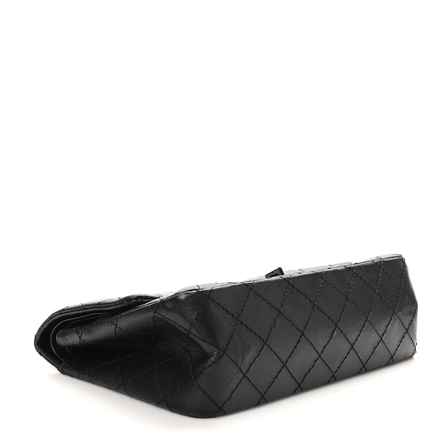 Chanel Aged Calfskin Quilted 2.55 Reissue 225 Flap So Black 4 of 11