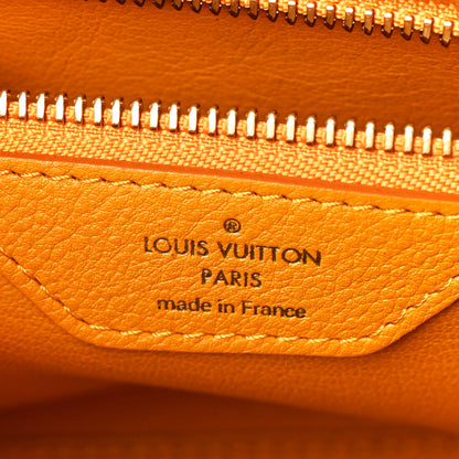 Louis Vuitton Monogram Ostrich Lizard Majestueux PM Yellow 6 of 14