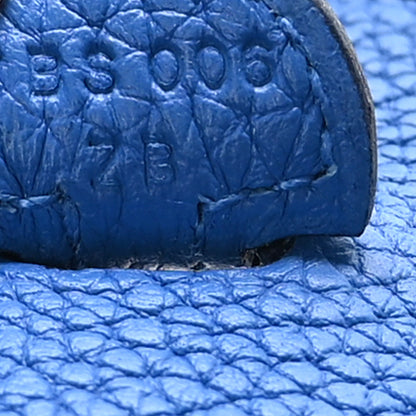 Hermes Taurillon Clemence Evelyne TPM Bleu Zellige 7 of 9