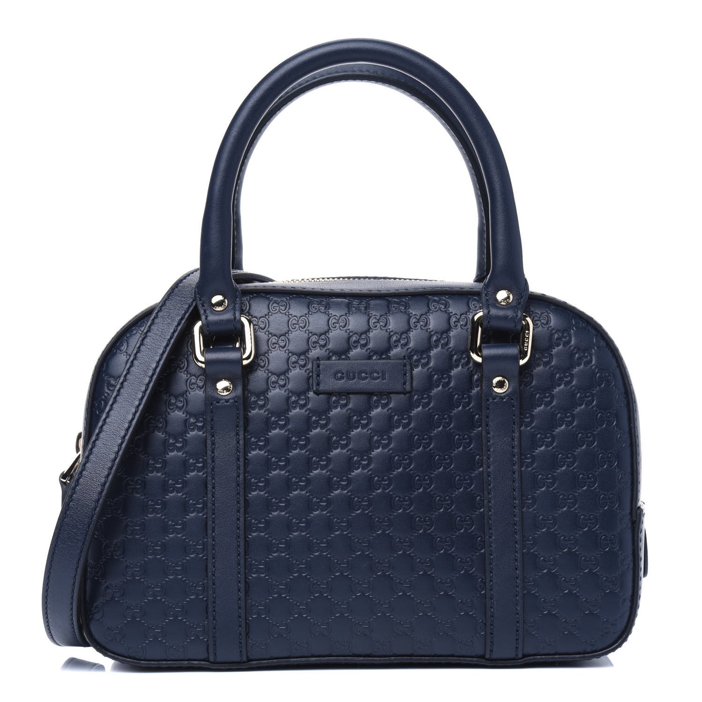 Soft Microguccissima Small Crossbody Bag Blue