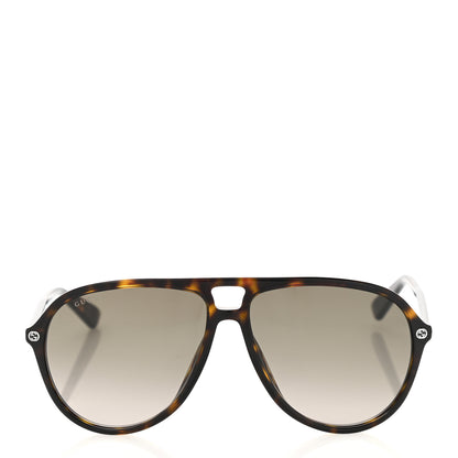 Gucci Acetate Aviator Sunglasses GG0119S/S Tortoise 2 of 8