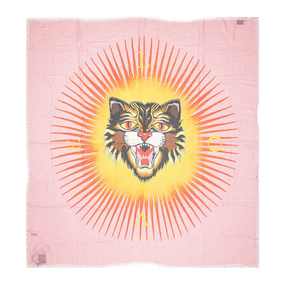 Gucci Modal Silk Black Sun Shawl Roseate Grey 1 of 5