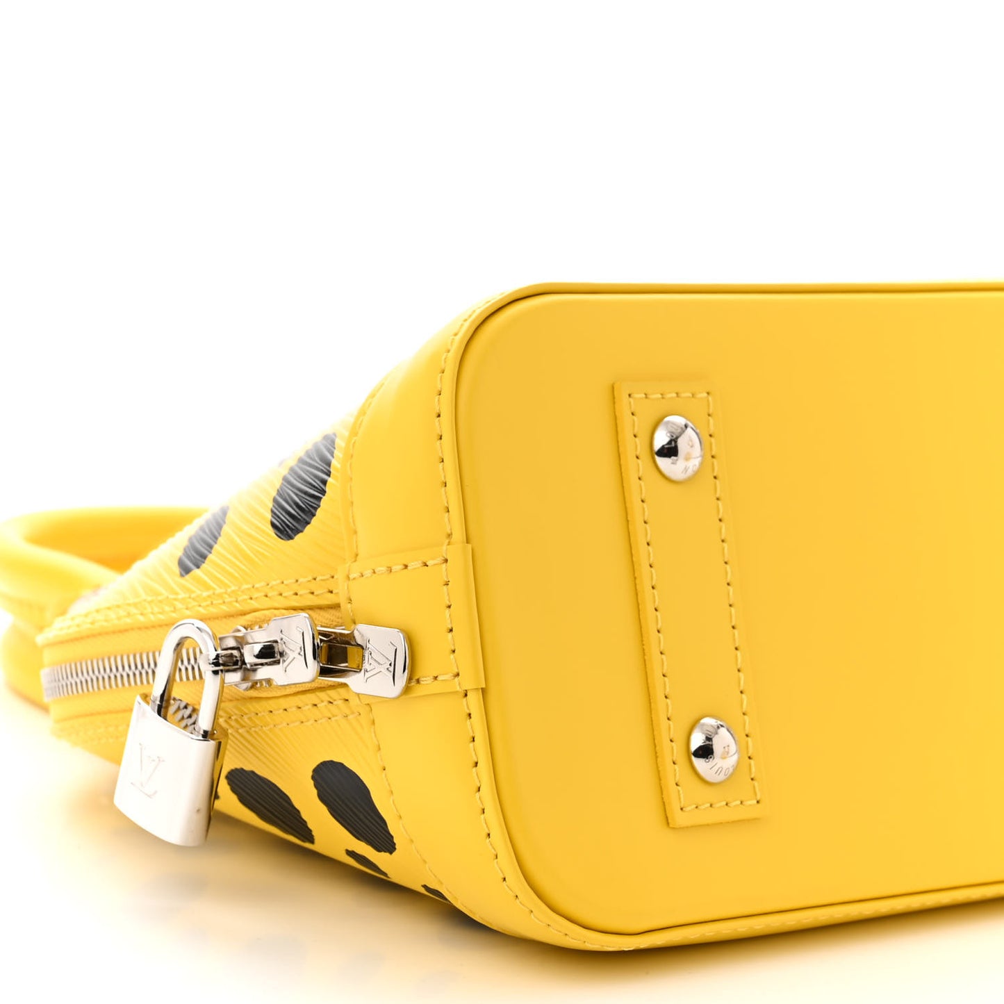 LOUIS VUITTON LV X YK Epi Alma BB Yellow Black
